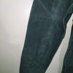 wilson's leather Vintage  Size 2 Dark Green Suede Paperbag Pants High Rise Belted Photo 1