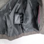 Worthington Brown Pinstripes Notch Short Blazer Coat Suit Jacket Petite Small Photo 8