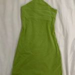 ZARA Halter Mini Dress Green Photo 1