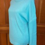 NWT, Lavishly Paris Women’s Mint Blue Neck Knit Sweater. Photo 5