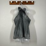 Mazik Distressed Chambray Halter Top Size Medium Gray Photo 1