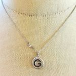 Swavorski Swarovski “G” Crystal Initial Pendant Necklace Photo 2