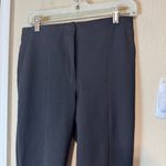 Ann Taylor Seamed Ankle Pants Black Slit Front Size 2 Bi-stretch career office Photo 2