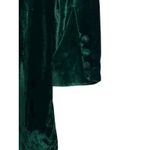 Vintage Together! Velvet Blazer Jacket Emerald Green Size 8 Whimsigoth Jewel Photo 4