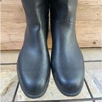 Aigle WOMEN'S Black Rubber Coupe Saumur Tall Equestrian Riding Boot Sz 40, XL Photo 5