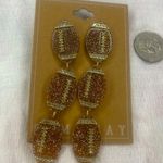 🏈GAME DAY EARRINGS 🏈 Brown Photo 0