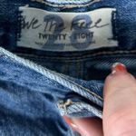 Free People We The Free Denim Cut Pff Mini Distressed Shorts Size 28 Photo 6