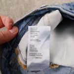 We The Free  People Mid Rise Button Fly Jeans Distressed Light Wash‎ Size 24 Photo 10