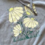 Avalanche  Heather Gray Hoodie with Floral Design Photo 3