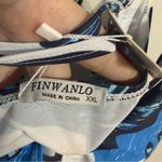 Blue Fitted Camisole Swim Top Size XXL Photo 2