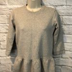 All Saints Size Small Grey Niki Sweat Mini Dress Photo 3