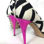 Giuseppe Zanotti geometric pink heel peep toe Photo 5