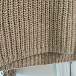 Aerie  Boat Neck Ribbed Slouchy Trendy Knit Sweater Cozy Neutrals Boxy Relaxed Photo 2