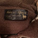 Milci’s Alpaca Brown Zip Up Hooded Sweater Size Medium Photo 2