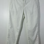 Frank & Eileen  Women’s White Cotton Flax Pants Size 0 Photo 0