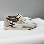 Hey Dude Shoes Wendy star white women's 10 neutral color with zebra print star Photo 2