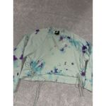 Nike  Sportswear‎ Essential Fleece Crew Tie sides Green Purple size small Photo 1