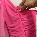 Hello Molly Party It Up Dress Pink NWT Women's Size XS One Shoulder Ruched Photo 7
