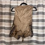 Worthington Tan Floral Vest Photo 1