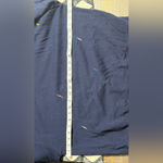 Love Stitch Dark Blue Sweater with embroidered Multicolor Bolt Accents Size L Photo 6