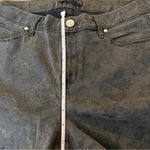 Vera Wang Simply  Pants Denim Metallic Skinny Black Women's Size 10 Photo 4