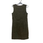 Bill Blass Khakis Olive Green Button Front Sleeveless Dress Womens Size S Photo 4