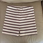 ZARA - Ribbed Knit Biker Shorts -Striped - Women Photo 4