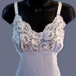 Vintage Light Blue Lace Neckline Slip Dress Photo 11