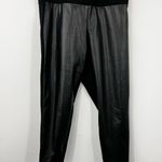 Torrid Pants Womens Faux Leather Front Panel Ponte Pixie Stretch Black Size 1X Photo 1