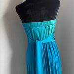 Speechless  Strapless Teal Maxi Dress Photo 9
