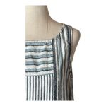 J Jill Love Linen Dress Women XS Blue White Striped Linen Shift Preppy Lagenlook Photo 4