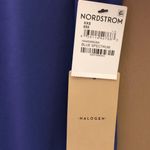 Halogen Pleat Detail V Neck Shift Blue Spectrum XXS Photo 4