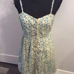 Forever 21 Spaghetti Strap Lined Floral Sundress Medium M Button front CUTE Photo 0