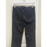 Pilcro and the Letterpress Anthropologie  Black Superscript Flare Raw Hem Jeans Sz 27 Photo 4