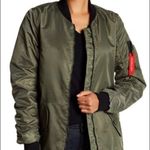 Madden Girl Straight Bottom Bomber Jacket Large Photo 2