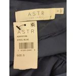 ASTR  the‎ LABEL Halter Neck Satin Ruched Waist Maxi Dress Steel Blue SMALL NWT Photo 13
