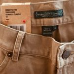 Ralph Lauren Classic Fit Mid Calf Chino Capri Tan Khaki Size 10 NEW Photo 2