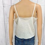 VINTAGE MEDIUM Undercover Wear 60's Cream Sheer Crop Top Floral Photo 4