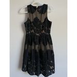 Ali & Jay  Women’s Black‎ Nude Mini Lace Babydoll Sleeveless Short Dress Size S Photo 1