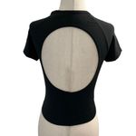 PINK - Victoria's Secret  Women Size Small Black Seamless Shirt Workout Yoga (5-250) Photo 2