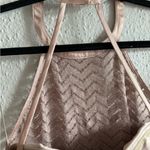 Morgan & Co. Shimmering Tan Backless Dress Size 7/8 Gold Photo 5