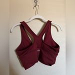 Alo Yoga  Wild Thing Bra Size Small In Cranberry Red Photo 3
