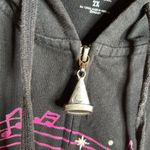 Walt  World Disney Parks Authentic 2016 Black Zip Up Hoodie Size 2XL Photo 5