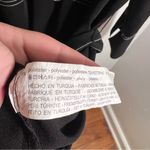 ZARA Basic Contrast Stitch Mini Shirt Dress Black White L Photo 11