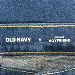 Old Navy Boyfriend Jeans Womens 0 Medium Wash Mid Rise Distressed Stretch Crop Photo 4