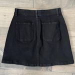 Madewell Denim Utility Zip Skirt in Black Frost Photo 11