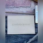 JONATHAN SIMKHAI STANDARD Theo Belted Pleated Straight size 27 Blue Photo 13