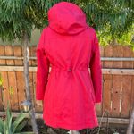 Kristen Blake Red Waterproof Hooded Parka size M Size M Photo 3