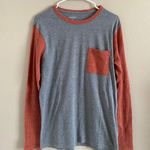 Arizona  Long Sleeve Gray And Orange T-shirt  Photo 0