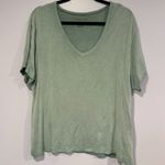 American Eagle Light seafoam green soft vneck Photo 0